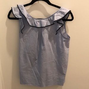 J. Crew cotton ruffled top